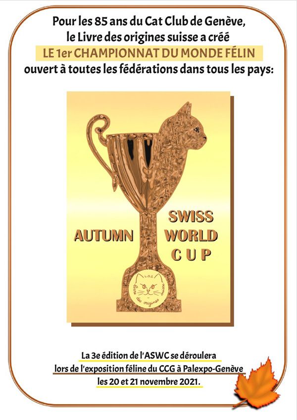 Affiche ASWC 2021